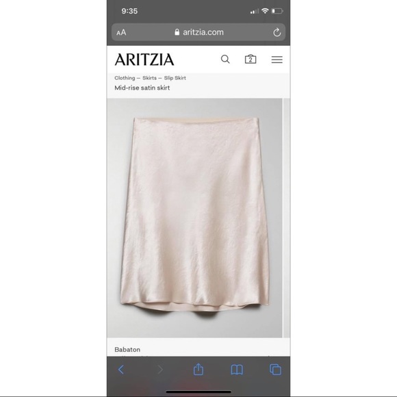 Aritzia dress and skirt size 0 - Picture 3 of 4